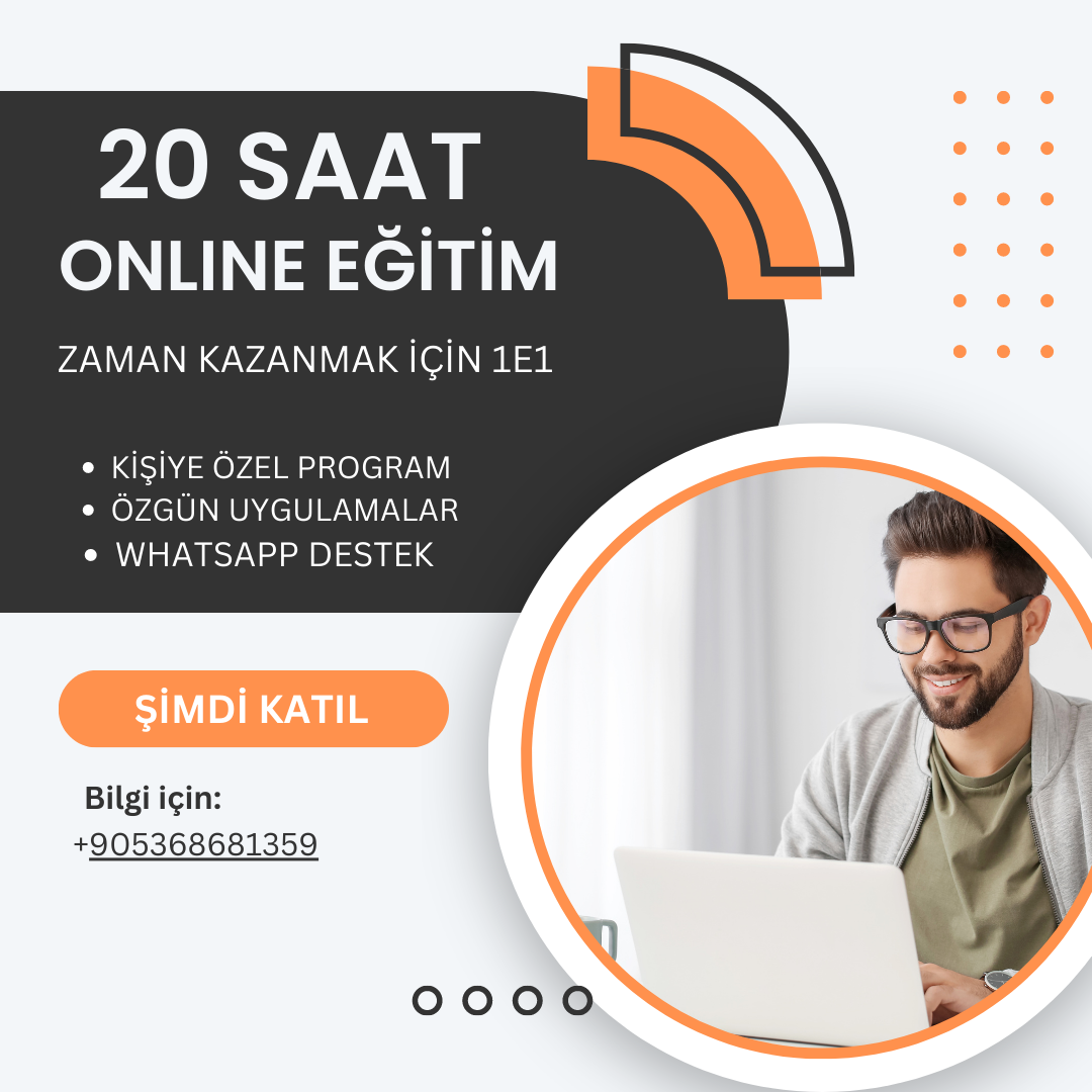 20 Saat Online Çalışma