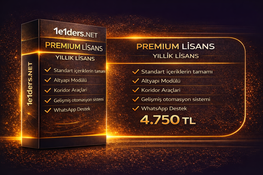 Civil3D 1E1 Eklentisi PREMIUM Lisansı 1 Yıllık